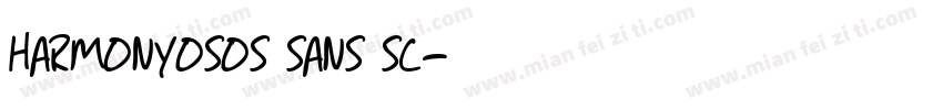 harmonyosos sans sc字体转换